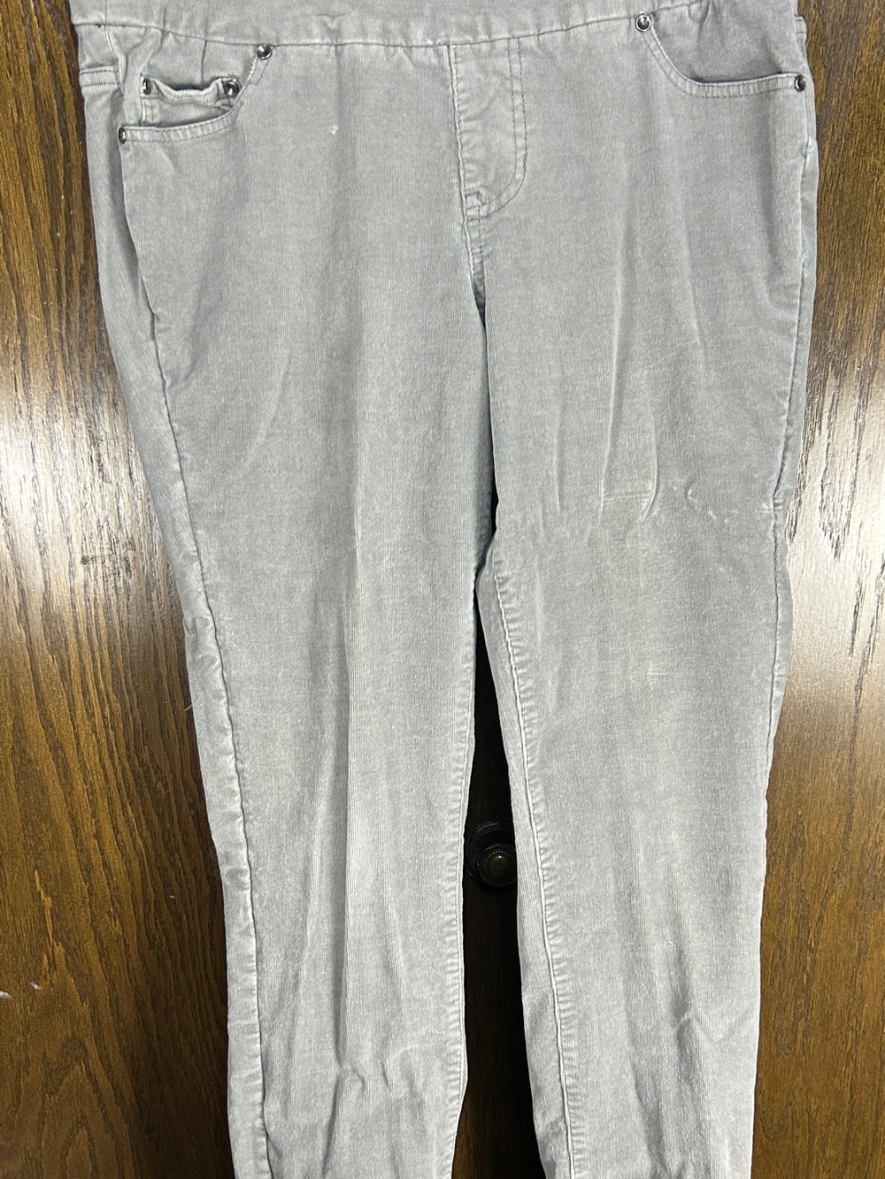JAG Jeans Light Gray Stretch Corduroy Pants